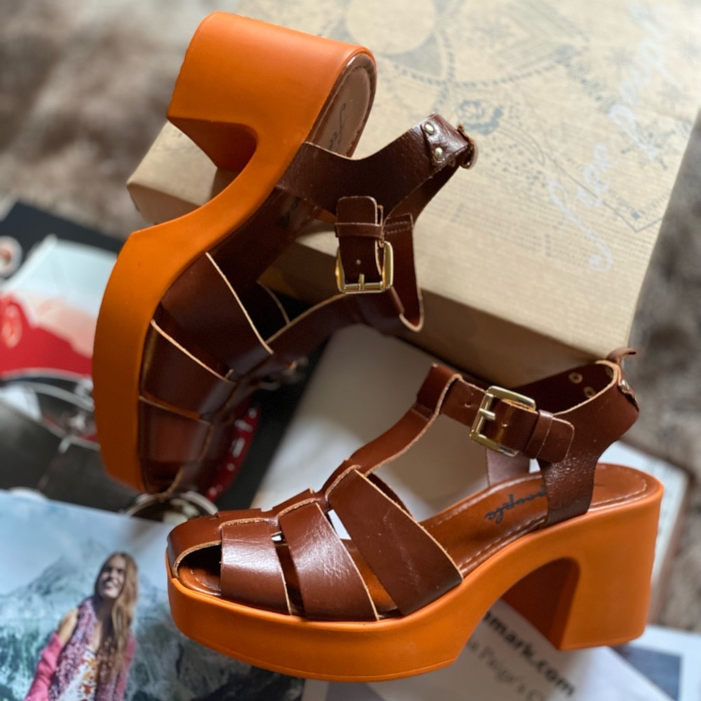 Free People Pacific Platform Fishermen Heels - Picture 11 of 16
